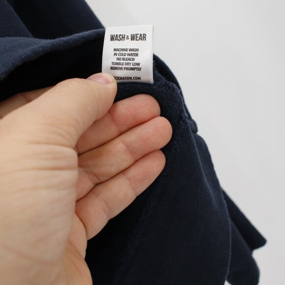 Buck Mason Sweatshirt Mens XS Long Sleeve Pullover Crewneck Cotton Blend blue - Picture 6 of 10